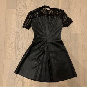 NWT ZARA Pleather Dress